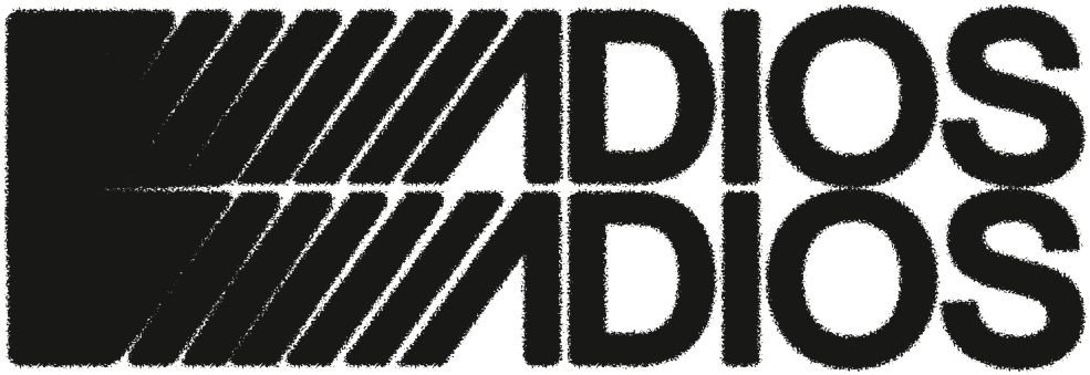 AdiosAdios® Logo Negro