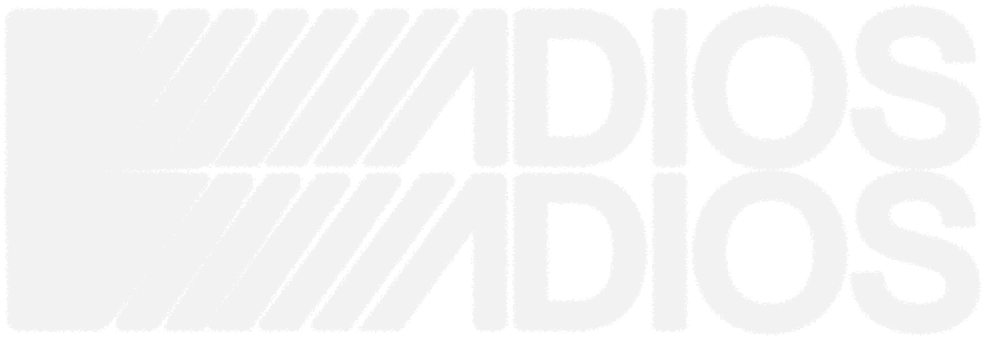 AdiosAdios® Logo Blanco
